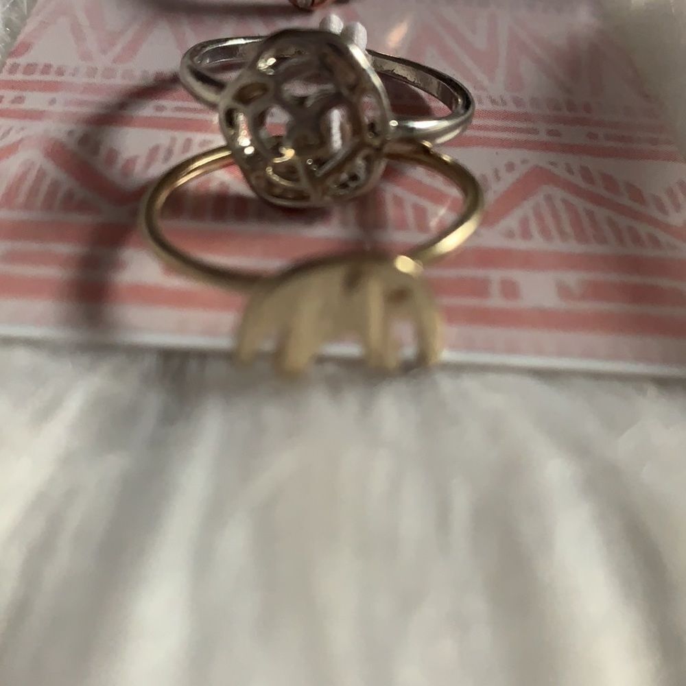 Set of 5 rings - Picture 2 of 5